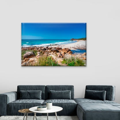 Castle Rock Beach in Dunsborough Wall Art Decor 100% Australian Made