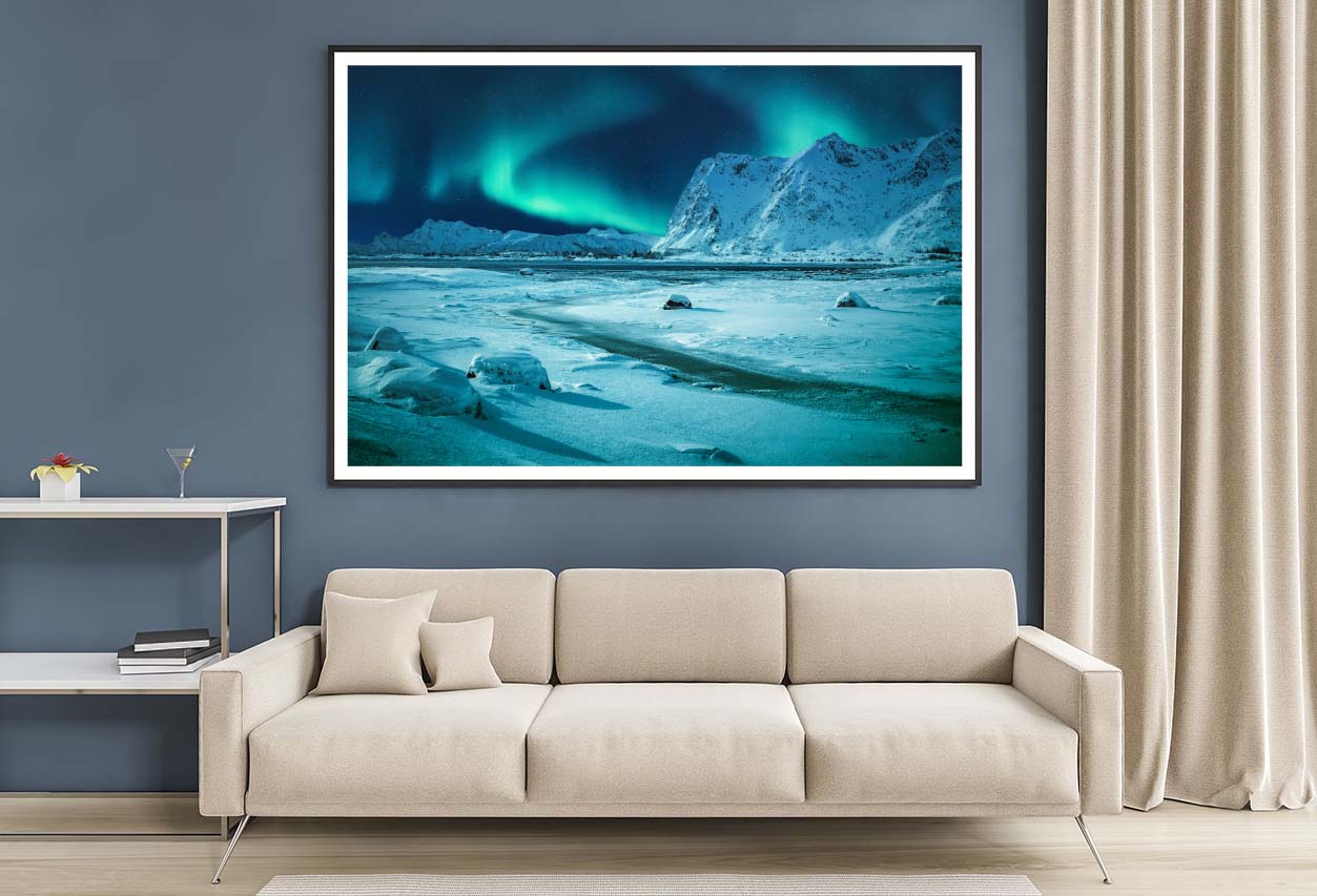 Wonderful Snowy Winter in Norway Home Decor Premium Quality Poster Print Choose Your Sizes