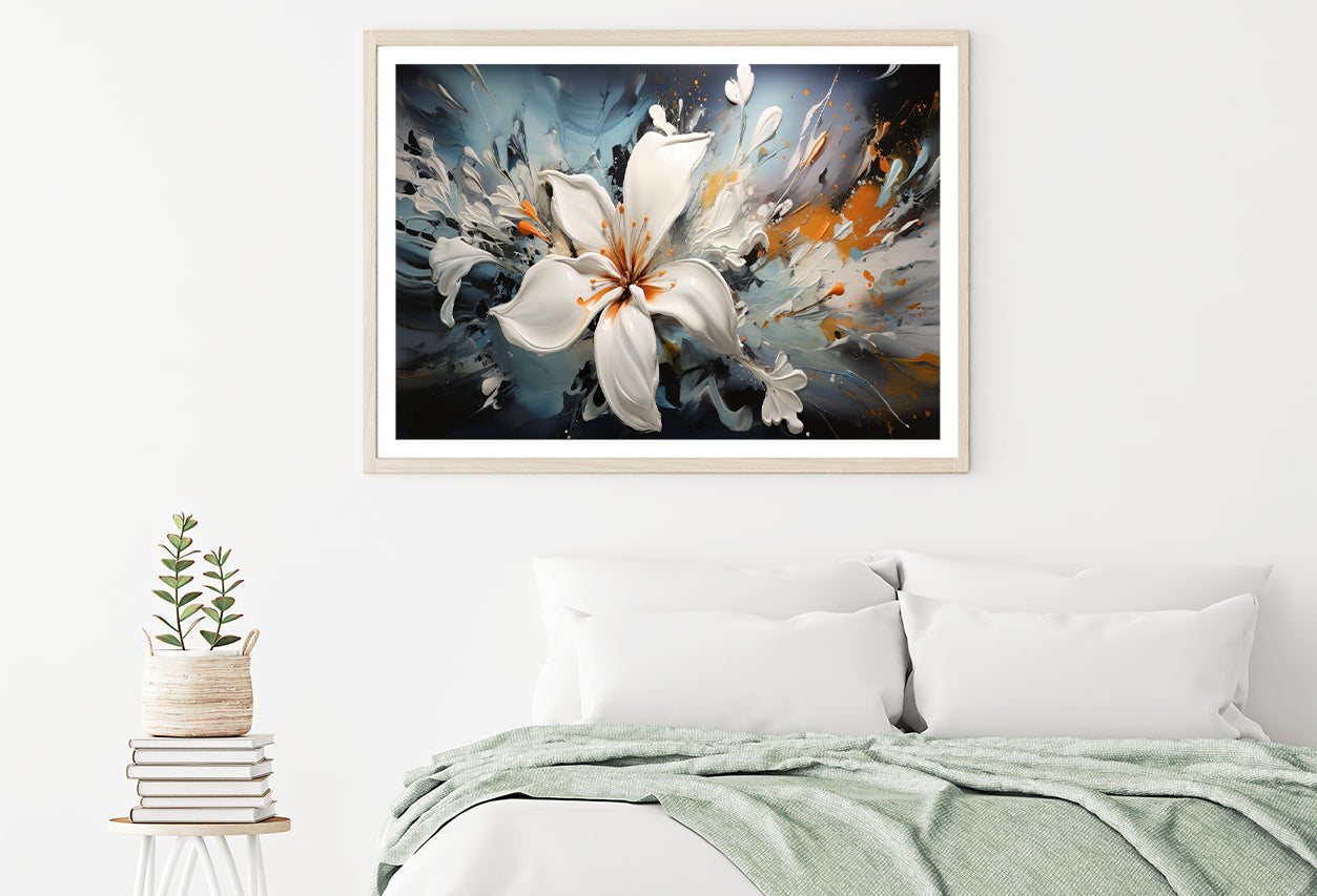 Beautiful Flowers Painting Home Decor Premium Quality Poster Print Choose Your Sizes