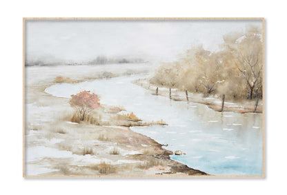 A Natural Scenery, River, Painting Wall Art Limited Edition High Quality Print