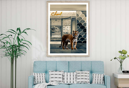 Elegant Fashion Store with Tiger Design Home Decor Premium Quality Poster Print Choose Your Sizes