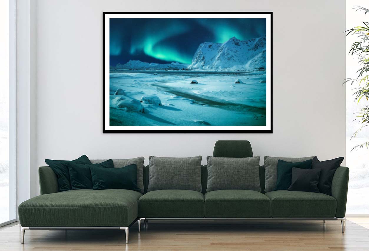 Wonderful Snowy Winter in Norway Home Decor Premium Quality Poster Print Choose Your Sizes