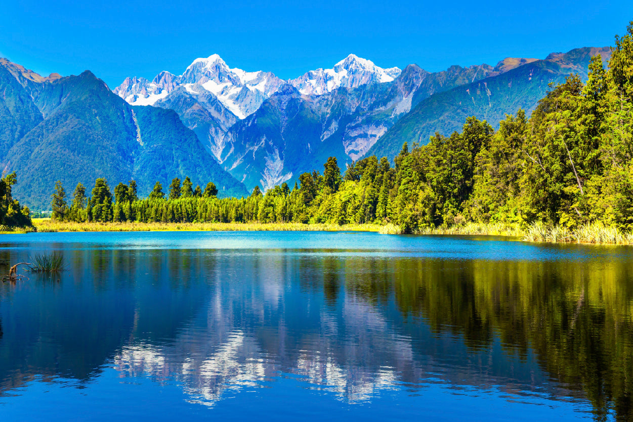 Mountain Cook with Lake Matheson Print 100% Australian Made - Bella Home Decor