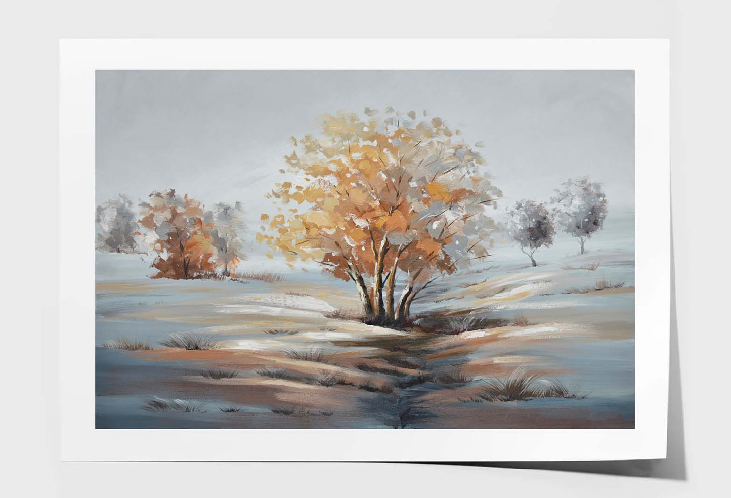 Scenery, Woods, Hillsides, Autumn Wall Art Limited Edition High Quality Print