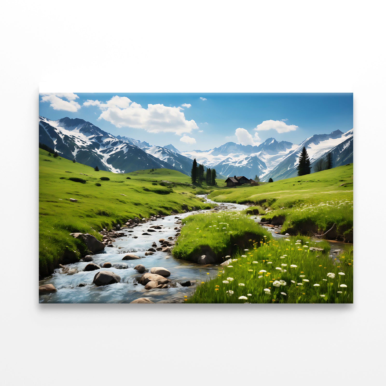 Lake and Mountains View Print 100% Australian Made - Bella Home Decor