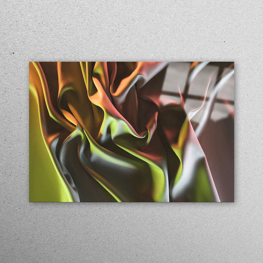 Fabric Abstract Acrylic Glass Print Tempered Glass Wall Art 100% Made in Australia Ready to Hang