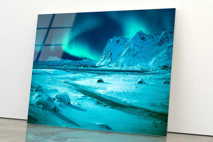 Wonderful Snowy Winter in Norway Acrylic Glass Print Tempered Glass Wall Art 100% Made in Australia Ready to Hang