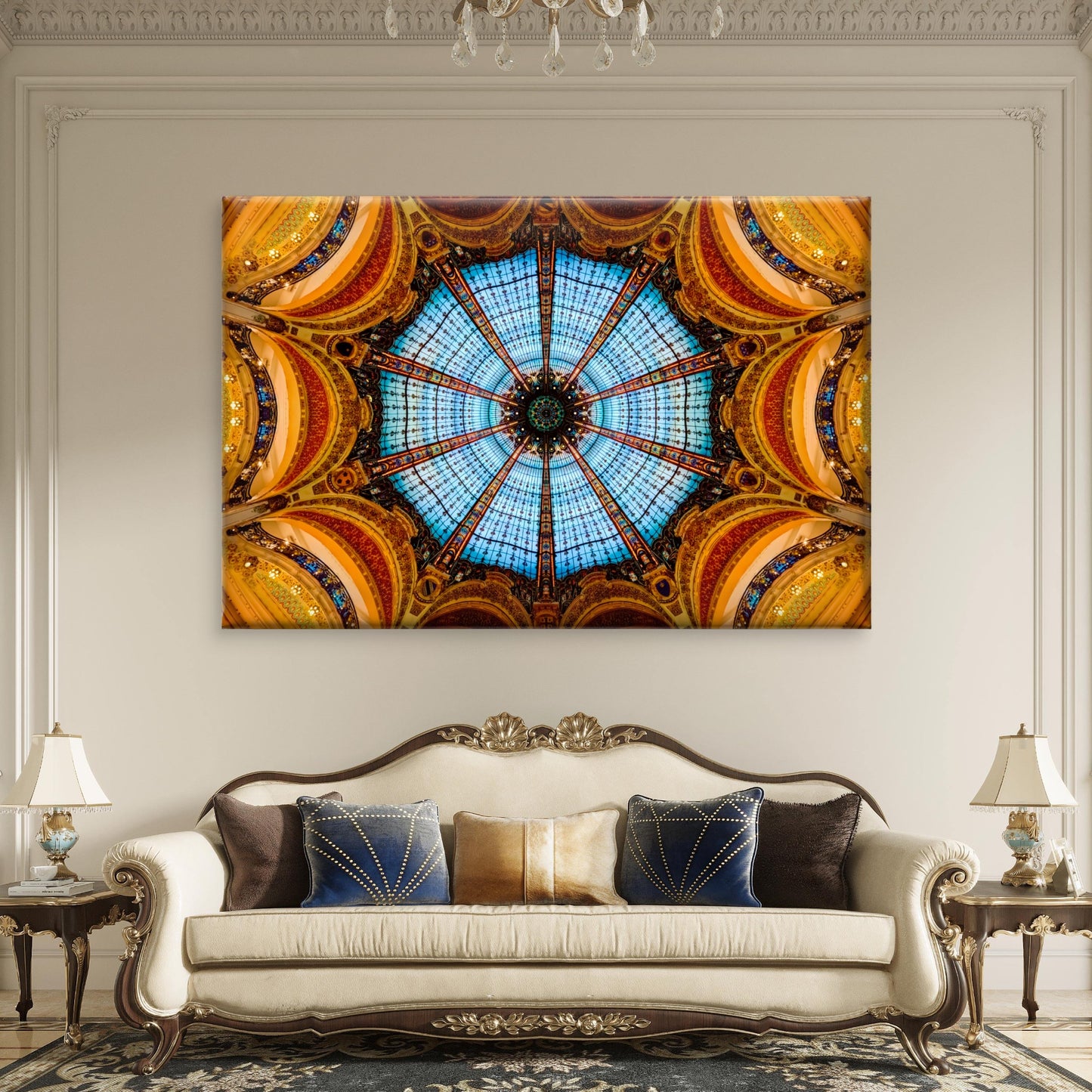 Paris Galeries Lafayette Cupola Wall Art Decor 100% Australian Made