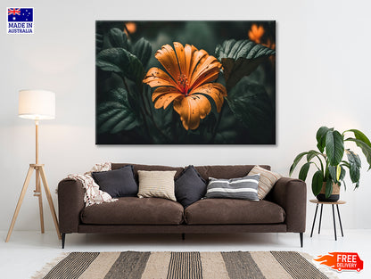 Close-up of an Orange Blossom Print 100% Australian Made - Bella Home Decor