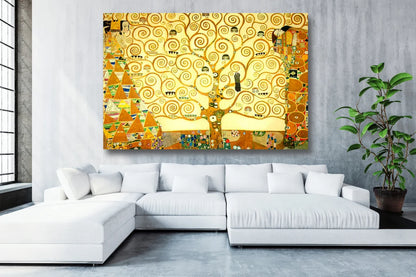 Gustav Klimt, The Tree Of Life UV Direct Aluminum Print Australian Made Quality