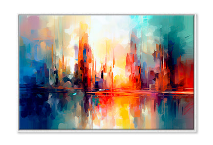 Style, Artistic Pattern Oil Painting Wall Art Limited Edition High Quality Print Canvas Box Framed White