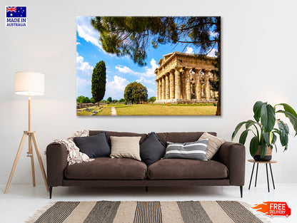 Ancient Temple of Poseidon Italy Print 100% Australian Made - Bella Home Decor