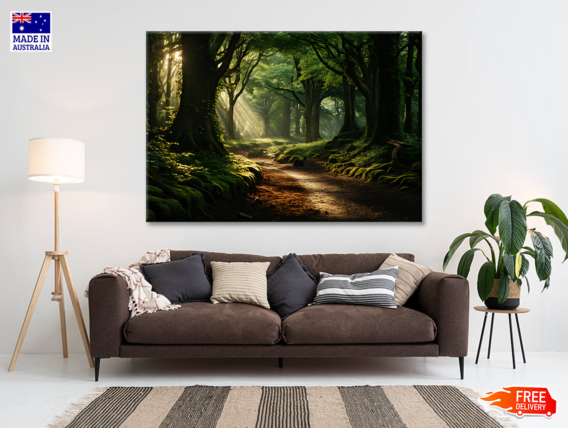 Morning in the Woods Print 100% Australian Made - Bella Home Decor