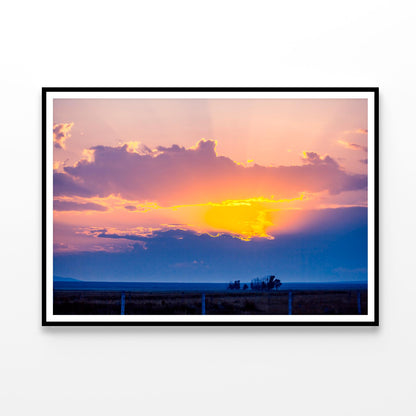 Grassland at Sunset Home Decor Premium Quality Poster Print Choose Your Sizes