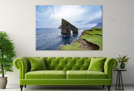 Drangarnir Gate Tindholmur Faroes  Wall Art Decor 100% Australian Made