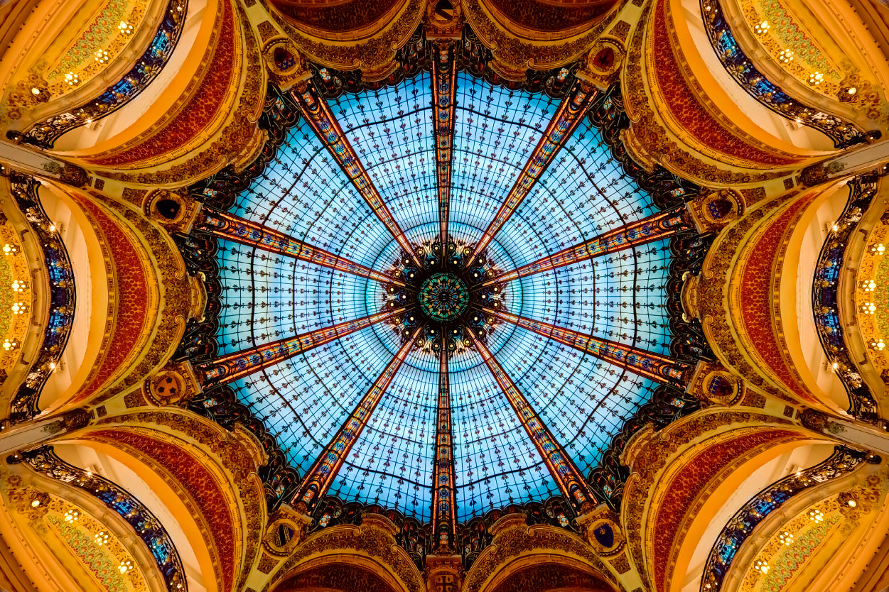 Paris Galeries Lafayette Cupola Wall Art Decor 100% Australian Made