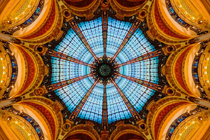 Paris Galeries Lafayette Cupola Wall Art Decor 100% Australian Made