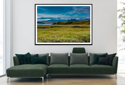 Green Grass Lands with Blue Sky Home Decor Premium Quality Poster Print Choose Your Sizes