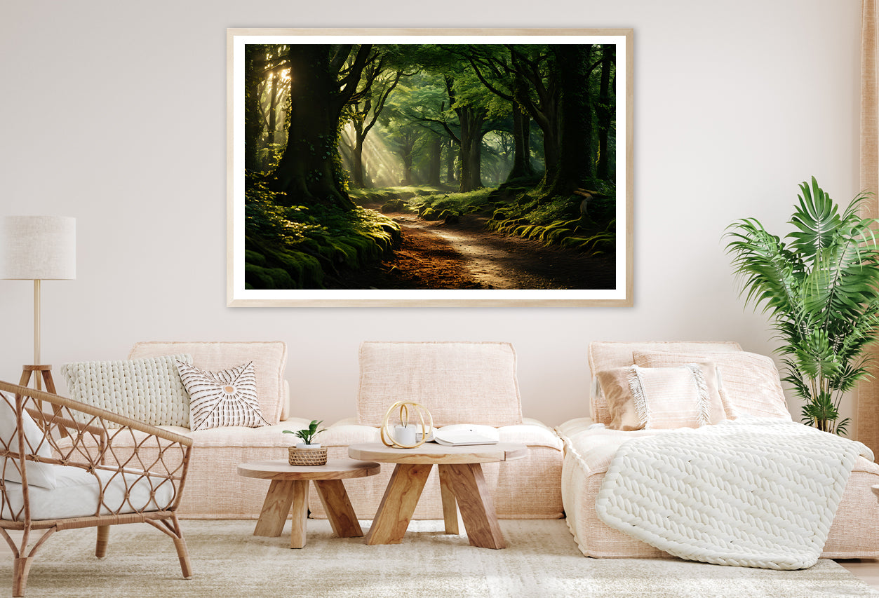 Morning in the Woods Home Decor Premium Quality Poster Print Choose Your Sizes - Bella Home Decor