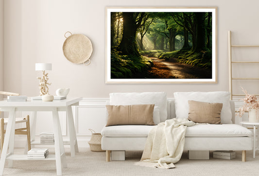 Morning in the Woods Home Decor Premium Quality Poster Print Choose Your Sizes