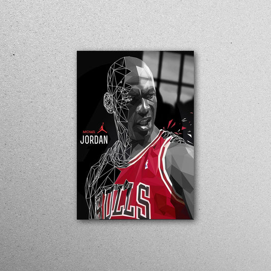 Jordan Basketball Player Acrylic Glass Print Tempered Glass Wall Art 100% Made in Australia Ready to Hang