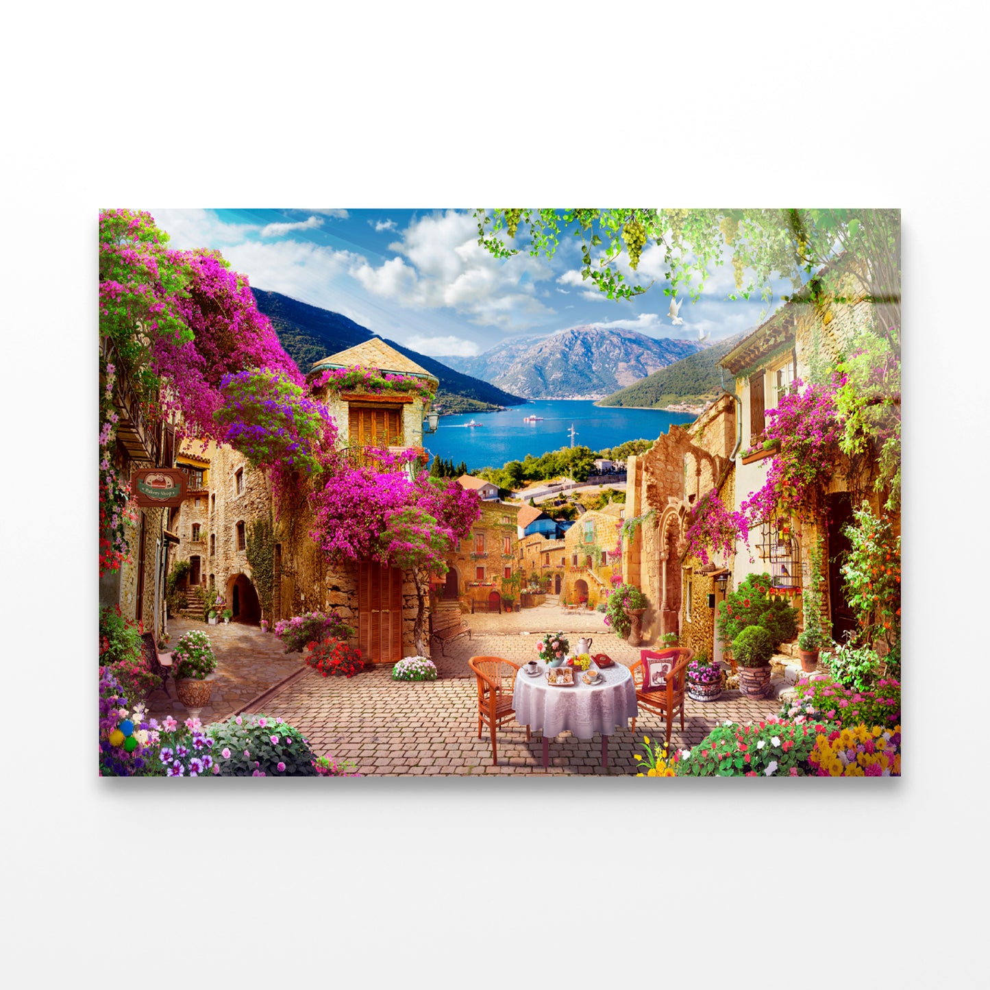 Old Street near The Coast Acrylic Glass Print Tempered Glass Wall Art 100% Made in Australia Ready to Hang - Bella Home Decor