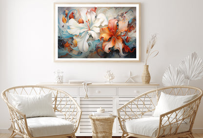 Beautiful Flowers Garden Painting Home Decor Premium Quality Poster Print Choose Your Sizes