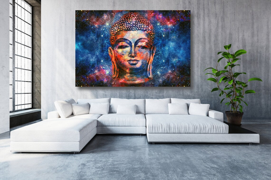 Buddha Meditation UV Direct Aluminum Print Australian Made Quality