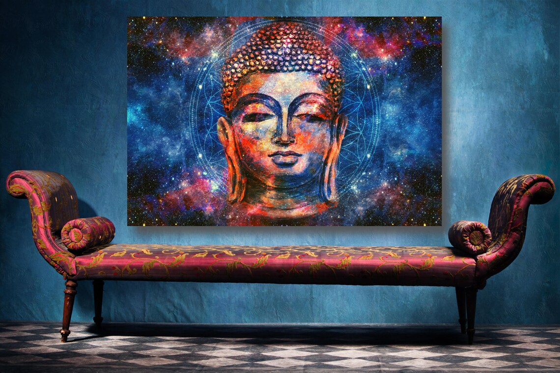 Buddha Meditation UV Direct Aluminum Print Australian Made Quality