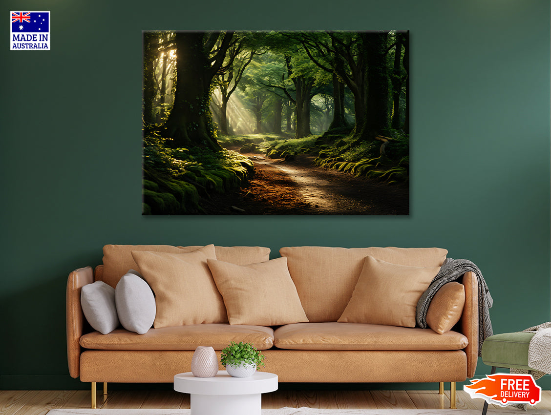 Morning in the Woods Print 100% Australian Made - Bella Home Decor
