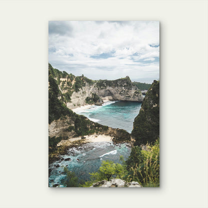 Diamond Beach On The Island Of Nusa Penida Bali Indonesia 40x60cm Metal Print Ready to Hang