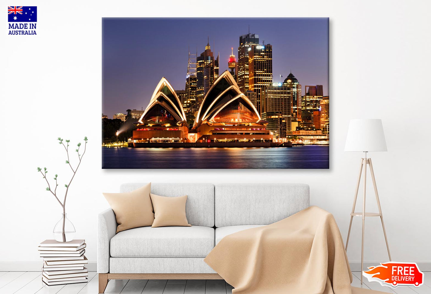 Australia Iconic Sydney City Wall Art Decor 100% Australian Made