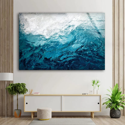 Blue Water Photograph UV Direct Aluminum Print Australian Made Quality