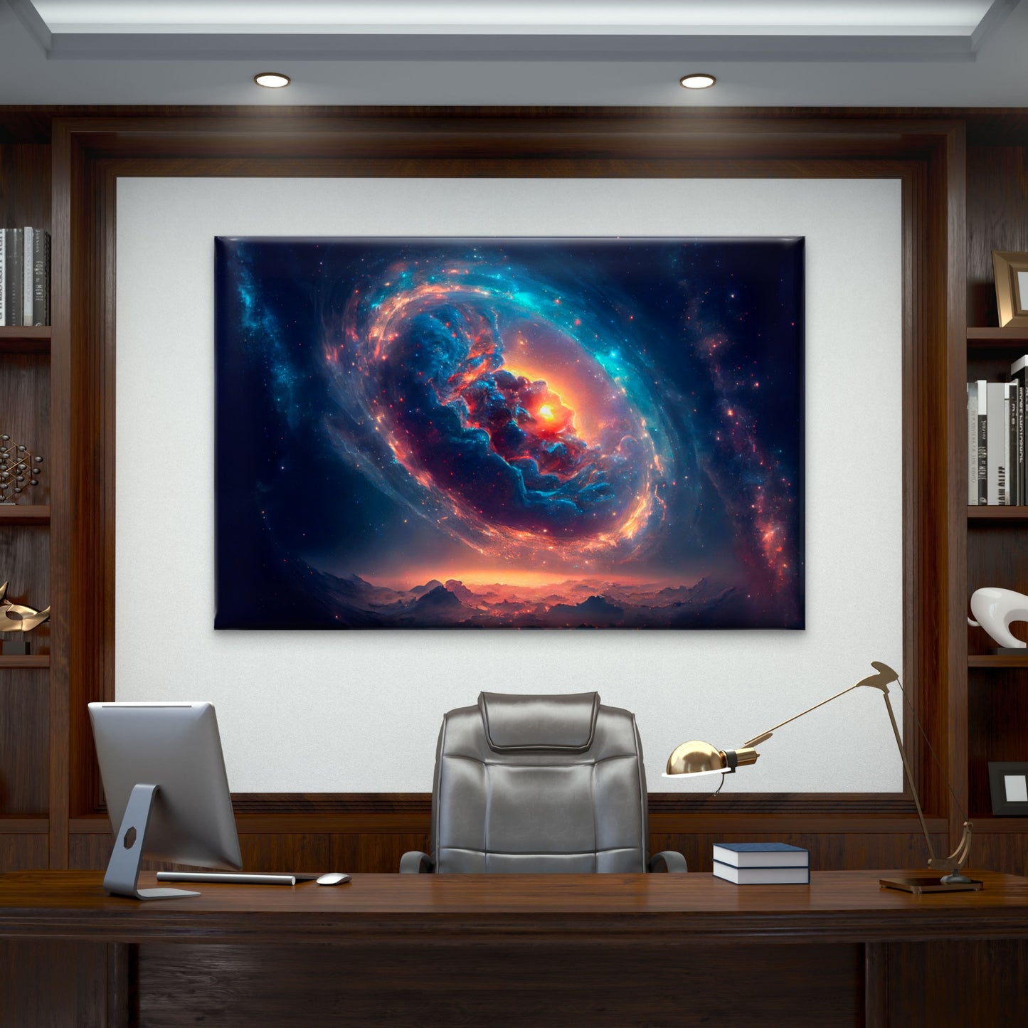 Deep Space Nebula Galaxy Cosmos Wall Art Decor 100% Australian Made