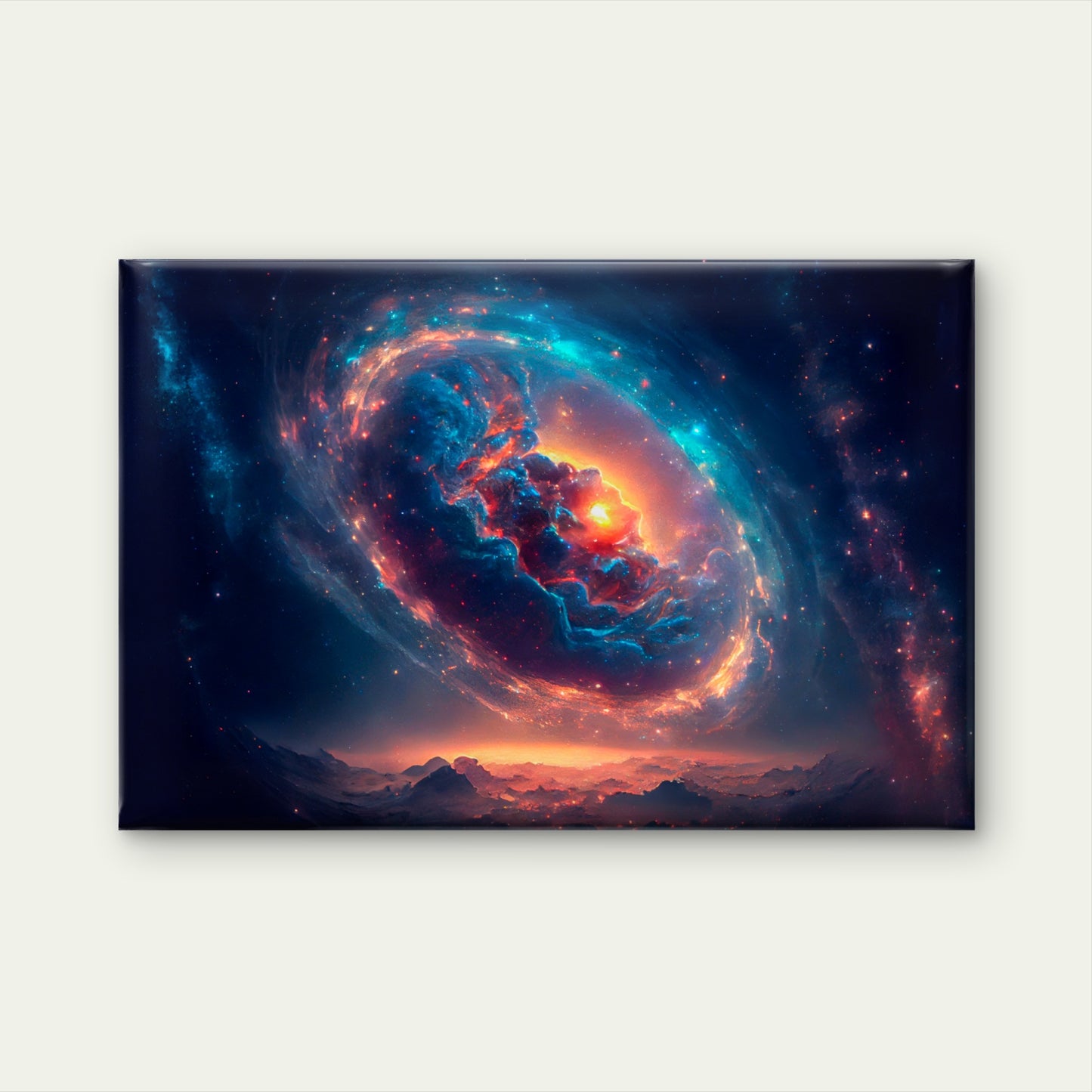 Deep Space Nebula Galaxy Cosmos Wall Art Decor 100% Australian Made