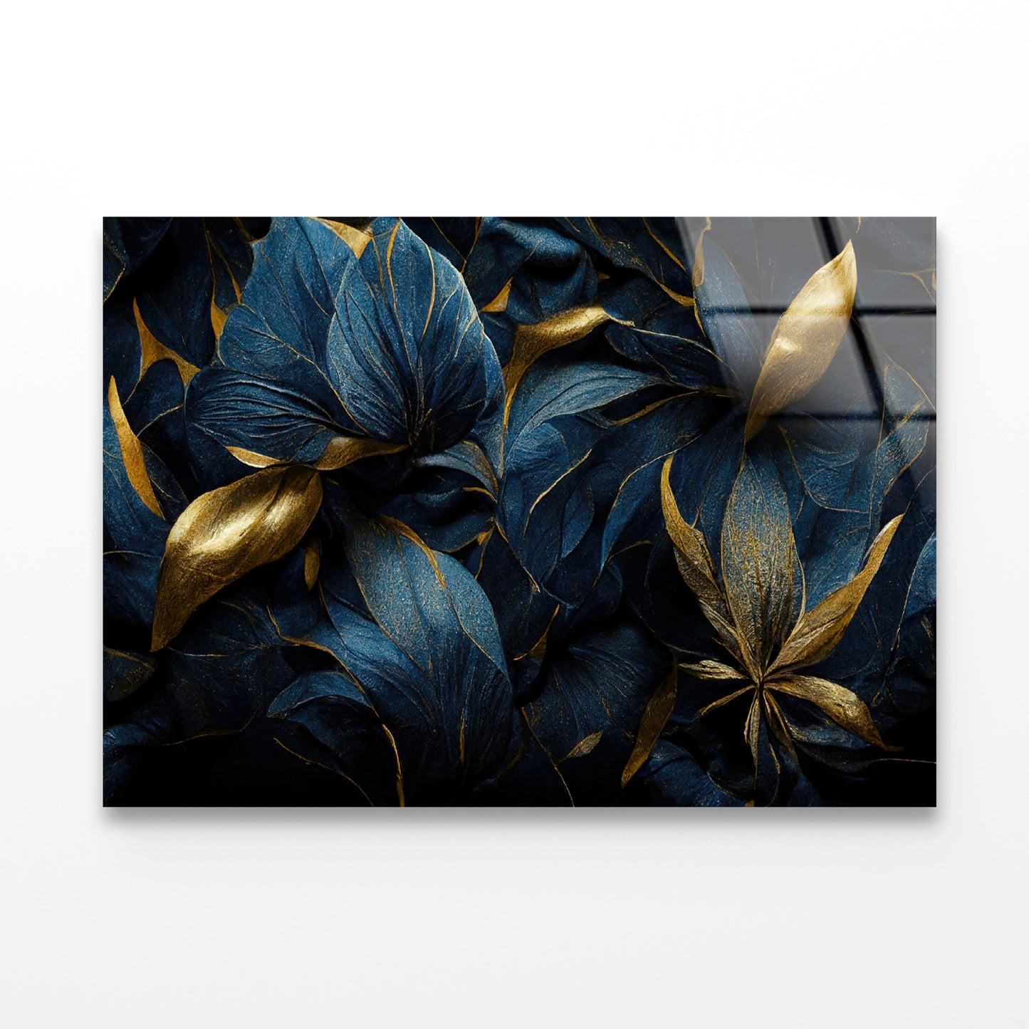Group of Colorful Leaves Acrylic Glass Print Tempered Glass Wall Art 100% Made in Australia Ready to Hang - Bella Home Decor