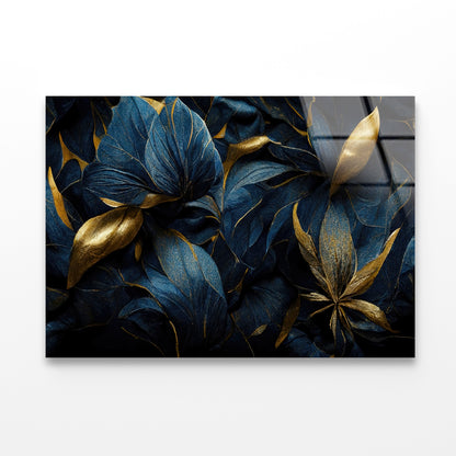 Group of Colorful Leaves Acrylic Glass Print Tempered Glass Wall Art 100% Made in Australia Ready to Hang - Bella Home Decor