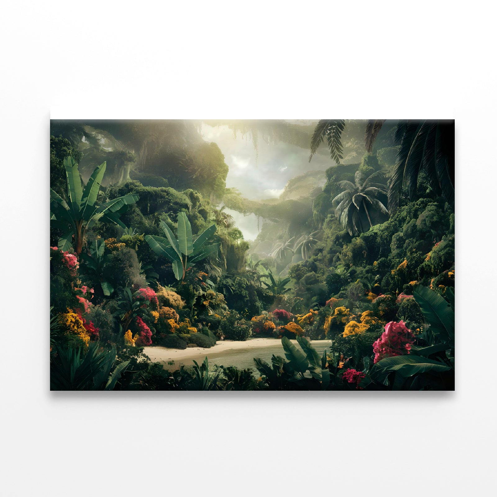 Tropical Forest with a River Print 100% Australian Made - Bella Home Decor