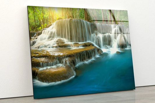 Stunning Waterfall UV Direct Aluminum Print Australian Made Quality