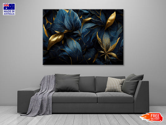 Group of Colorful Leaves Print 100% Australian Made - Bella Home Decor