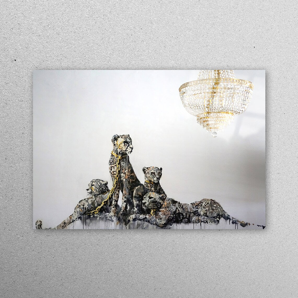 Banksy Cheetah Acrylic Glass Print Tempered Glass Wall Art 100% Made in Australia Ready to Hang