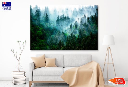 Misty Mountain Landscape Wall Art Decor 100% Australian Made