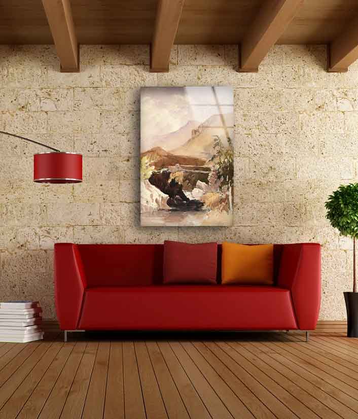 Nature Oil Painting UV Direct Aluminum Print Australian Made Quality