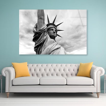 Liberty In New York City Acrylic Glass Print Tempered Glass Wall Art 100% Made in Australia Ready to Hang