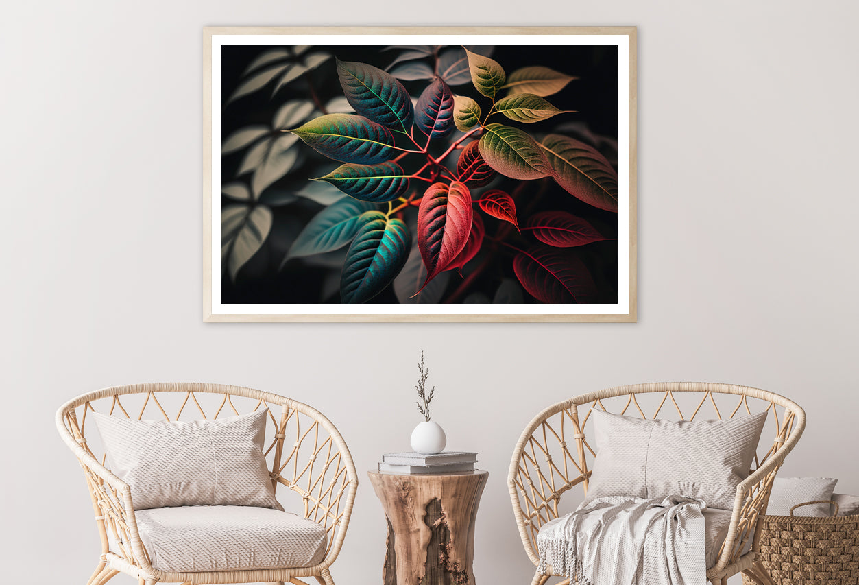 Leaves Close-Up View Home Decor Premium Quality Poster Print Choose Your Sizes