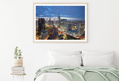 Skyline Of Milano Porta Nuova Home Decor Premium Quality Poster Print Choose Your Sizes