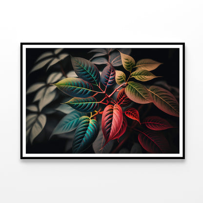 Leaves Close-Up View Home Decor Premium Quality Poster Print Choose Your Sizes