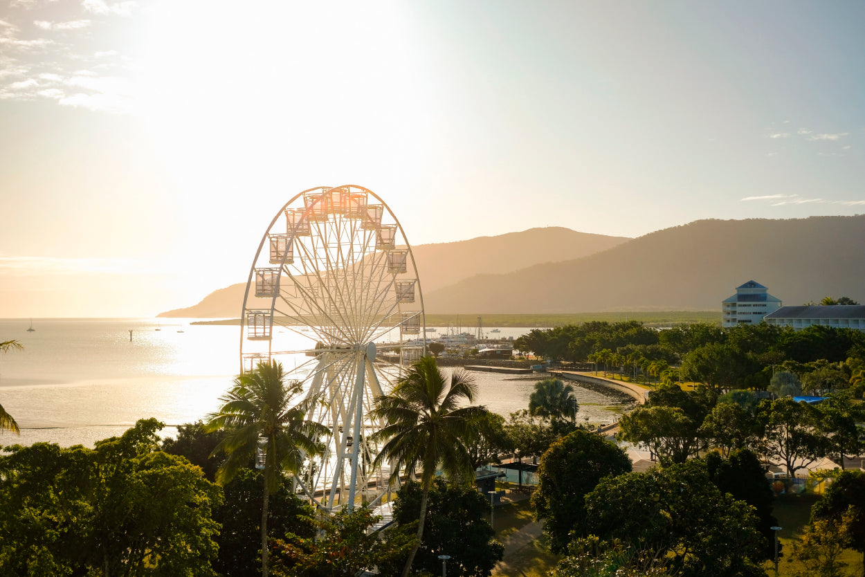 Iconic Giant Ferris Wheel Along The Waterfront Cairns Australia Wall Art Decor 100% Australian Made