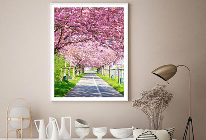 Blooming Pink Cherry Trees Spring Home Decor Premium Quality Poster Print Choose Your Sizes