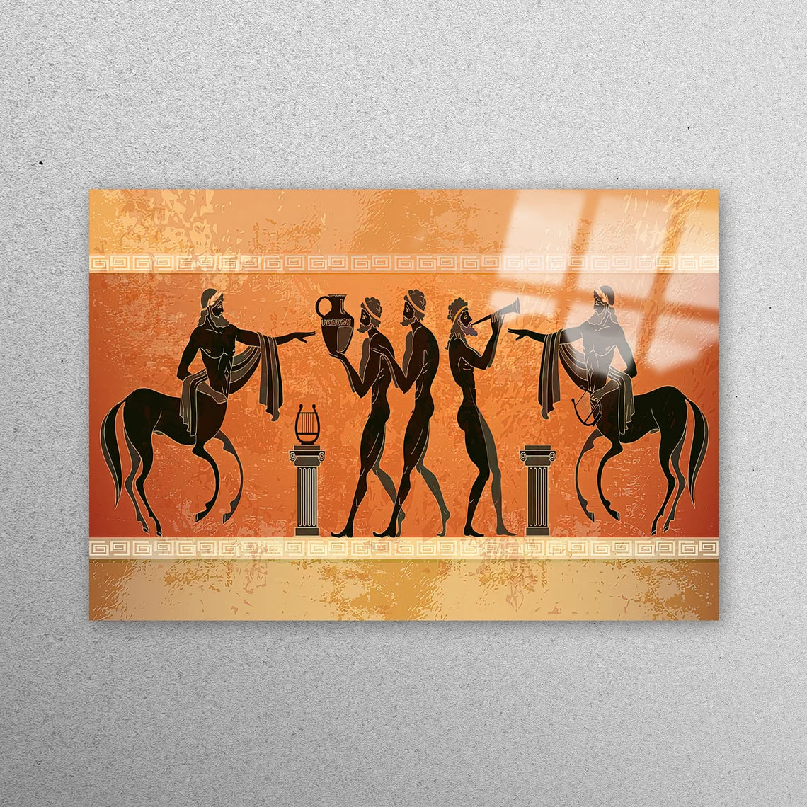 Ancient Greece Acrylic Glass Print Tempered Glass Wall Art 100% Made in Australia Ready to Hang